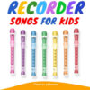Easy Recorder Songs For Kids - Cover